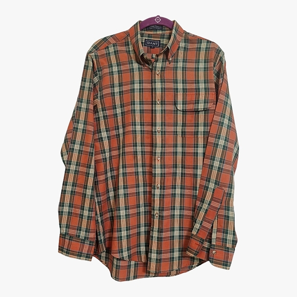 GANT Men's Long Sleeve Colorful Madras Shirt M - Picture 1 of 7